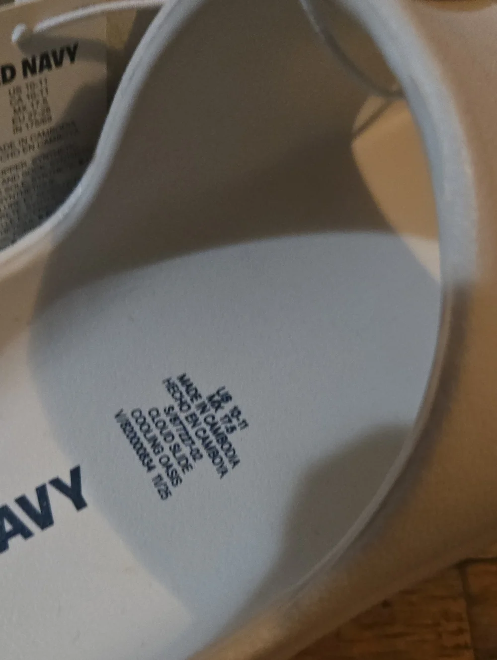 Old Navy Kids White Slide Sandals - Simple Open Toe Slides